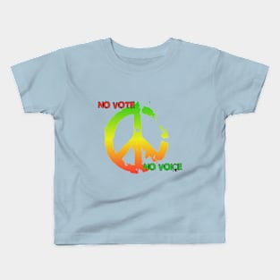 No Vote, No Voice Kids T-Shirt